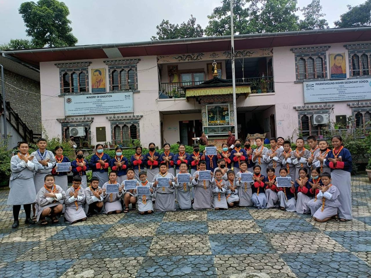 international-peace-day-phuentsholing-higher-secondary-school